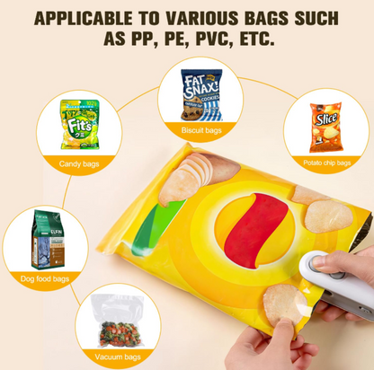 Mini Handheld Bag Sealer for Keeping Food Fresh